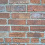 Hydraulic lime pointing, brick and stone