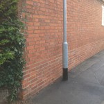 Hydraulic lime pointing, brick and stone